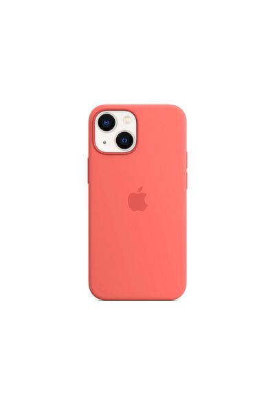 Apple Husa Original iPhone 13 Silicon, MagSafe, Pink Pomelo