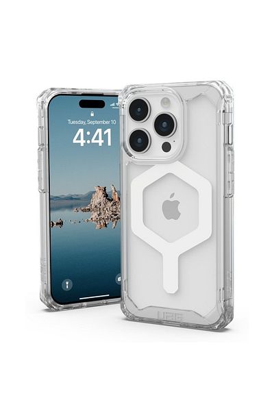 UAG Plyo Magsafe Series Iphone 15 Pro Ice White case
