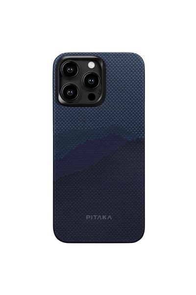 PITAKA Husa MagEZ 4 StarPeak Over the horizon 1500D, Aramida MagSafe iPhone 15 Pro