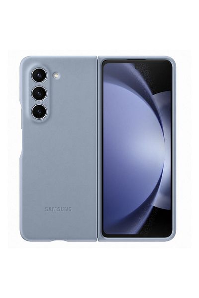 Samsung Husa Originala Leather Cover Galaxy Z Fold5 Blue