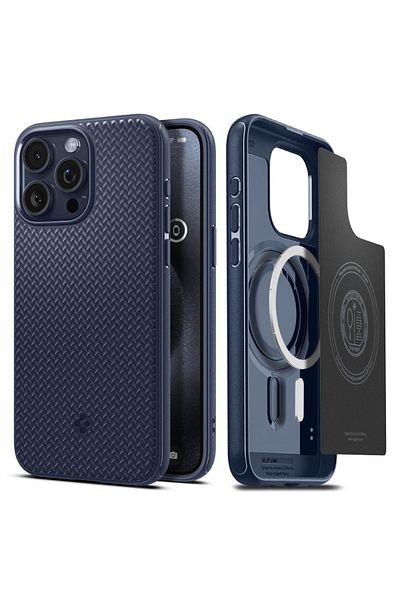 Spigen Mag Armor Magsafe Case Iphone 15 Pro Max Blue