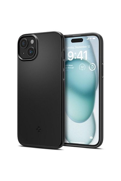 Spigen Thin Fit Iphone 15 Case Black