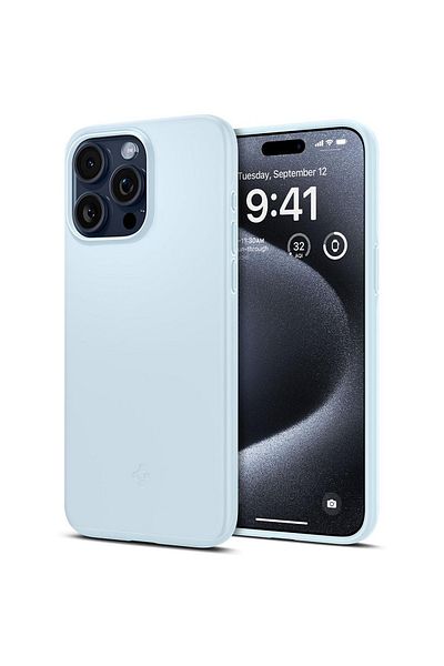 Spigen Husa Thin Fit Iphone 15 Pro Mute Blue
