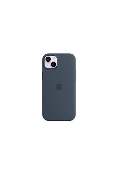 Apple Husa Originala Iphone 14 Plus Silicon, Magsafe, Storm Blue