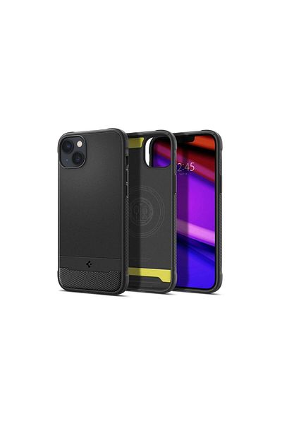 Spigen iPhone 14 Plus Rugged Armor Magsafe Matte Black case