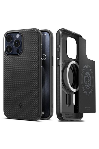 Spigen Case Mag Armor Magsafe Iphone 15 Pro Matte Black