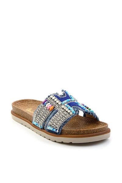 Bambi Denim Blue Women's Slippers K04823120887