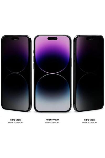 EIGER Mountain Glass Privacy GRS Screen Protector iPhone 15 Plus / 15 Pro Max Black