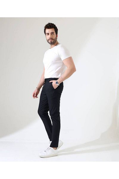 Benim Denim Sunello Navy Blue Jogger Men's Trousers – Modern Interpretation of Classic Color