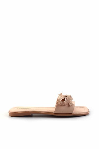 Bambi Γυναικείες Παντόφλες Matte Nude K04156011438