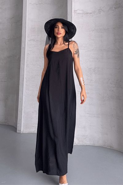 giyimmasalı Lilyum Fabric Dress - Black