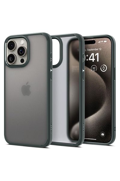 Spigen Ultra Hybrid Iphone 15 Pro Max Frost Green case