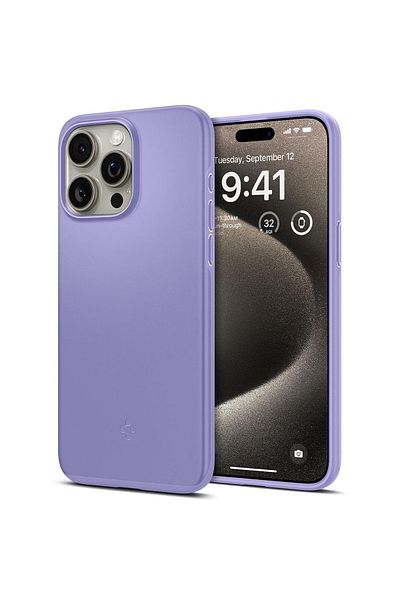 Spigen Thin Fit Iphone 15 Pro Max Iris Purple case