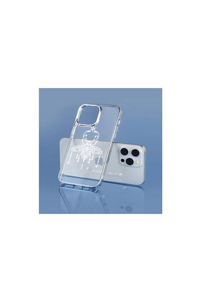 Devia Husa cu Cristale Swarovski iPhone 14 Pro Max Summer Series Protective Silver