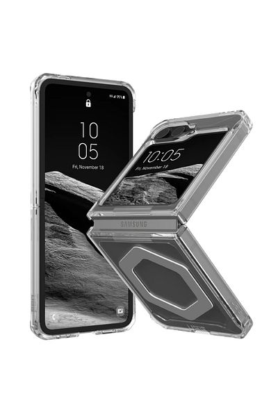 UAG Plyo Pro Magsafe Case Samsung Galaxy Z Flip6 Ice Silver