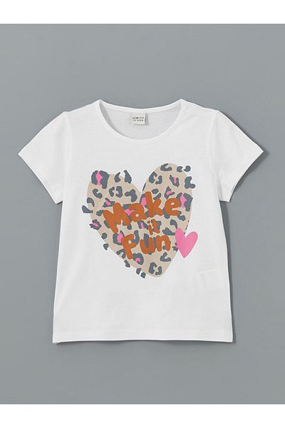 LC Waikiki Lcw Crew Neck Girl's T-Shirt and Leggings