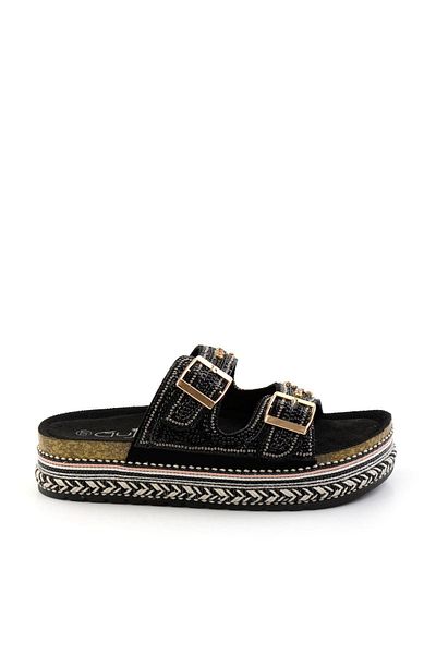 Guja Black Women's Slippers K04185103187