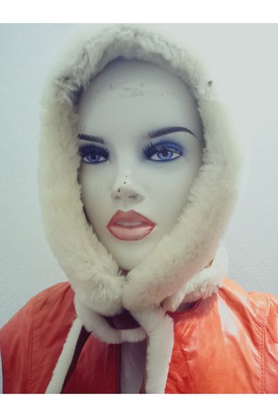 hoaryage 100% Sheep Eared Uşanka Genuine Lambskin Pilot Hat