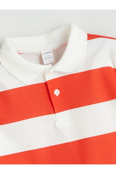 LC Waikiki Polo Neck Striped Boy's T-Shirt
