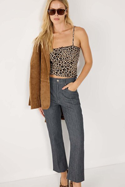 No Matter What Body mit Tanktop und Leopardenmuster