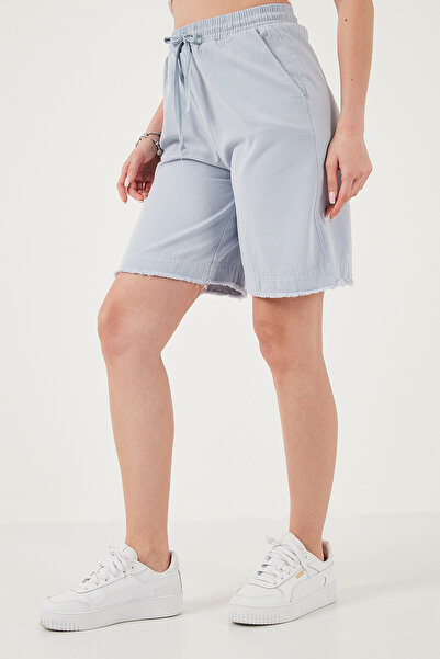 Lela Pamuklu Standart Fit Normal Bel Bağlamalı Cepli Şort ŞORT 668YP5326