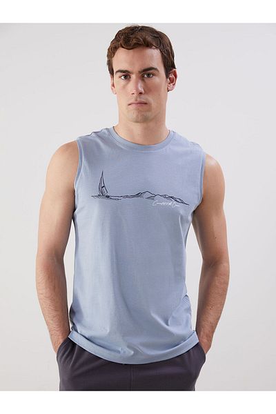 LC Waikiki Tricou fără mâneci pentru bărbați, cu decolteu rotund, sezon nou - S5IS79Z8