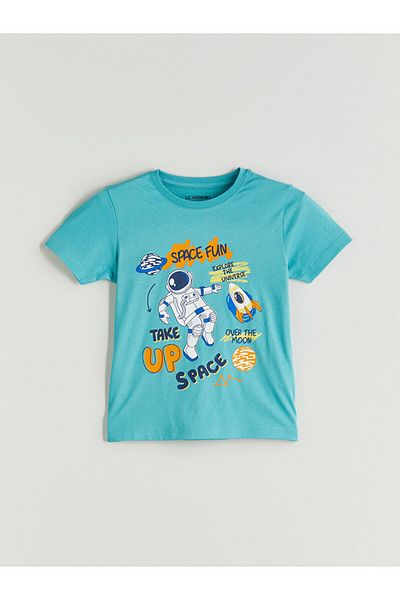 LC Waikiki Printed Boys' T-Shirt and Shorts 2-Pack