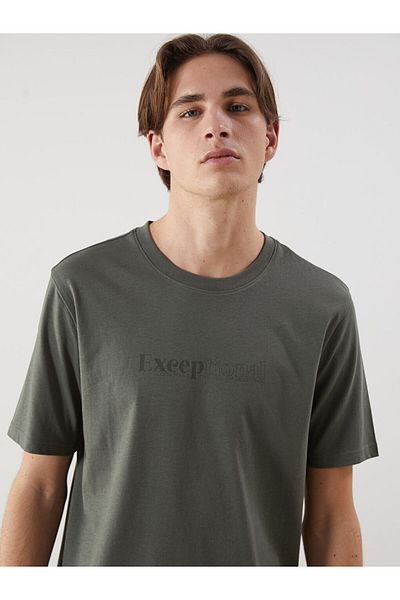 LC Waikiki Crew Neck Printed Combed Cotton Men's T-Shirt