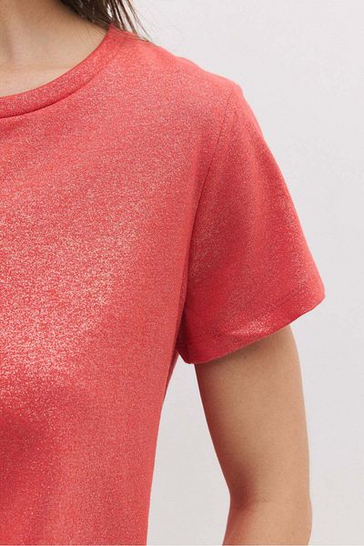 No Matter What Glitzernder Rundhalsausschnitt Basic