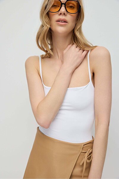 No Matter What Stretch-Body mit dünnen Trägern