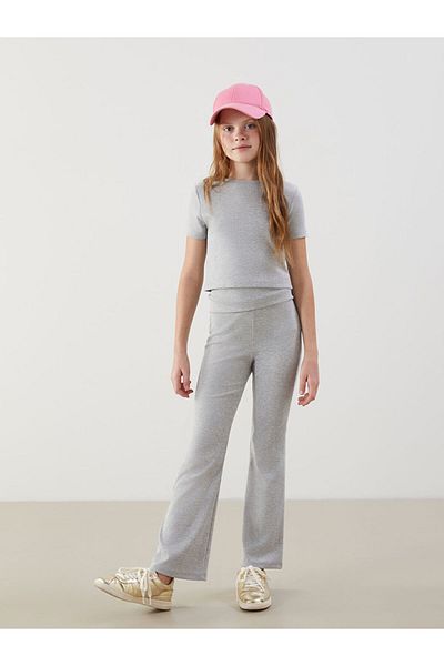 LC Waikiki Lcw Crew Neck Girls T-Shirt & Leggings