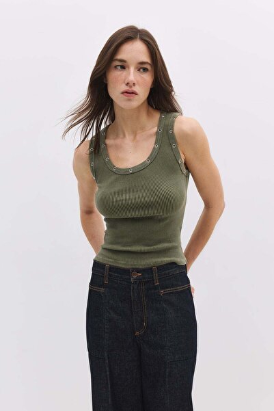 No Matter What Unterhemd mit verblassten Ösendetails