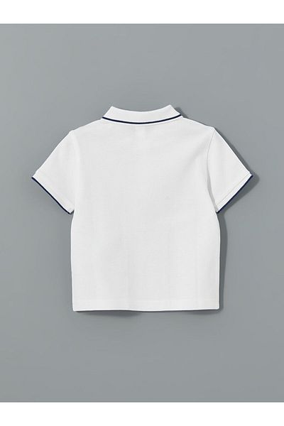 LC Waikiki Polo Neck Embroidered Boy's T-Shirt