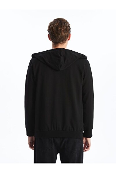 LC Waikiki Lcwaikiki Basic Hooded Long Sleeve Men's Zip-Up Sweatshirt