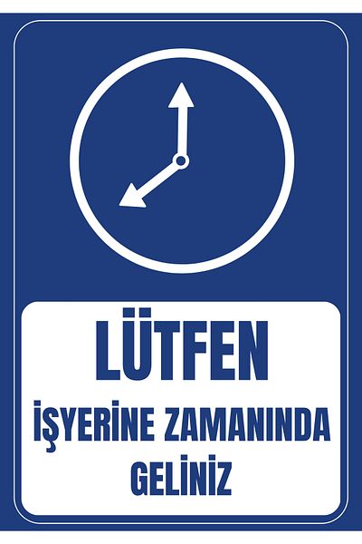 Girl Power 35 X 50 Please Be on Time to Workplace Your Bride Foil Printing Sticker Warning Sign