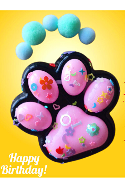 OYUNCAKSAHİLİ Fufu Squishy Kedi Patisi Yıldız Boncuk ikirenkli Sukuşi Oyuncak...