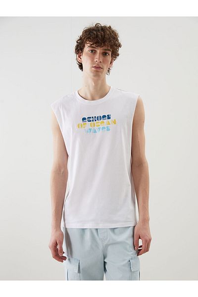LC Waikiki Ανδρικό Tisort με στάμπα Crew Neck New Season - S5IL61Z8