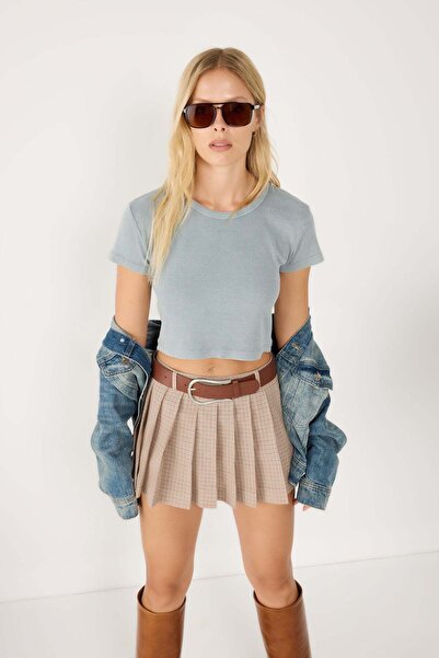 No Matter What Kurzärmeliges Crop-T-Shirt