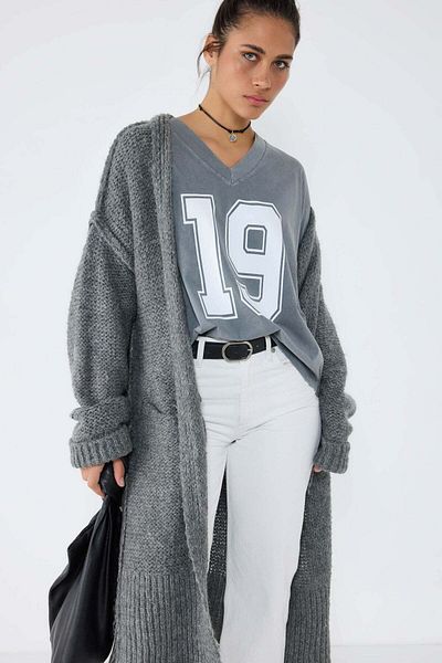 No Matter What V Neck Printed T-shirt