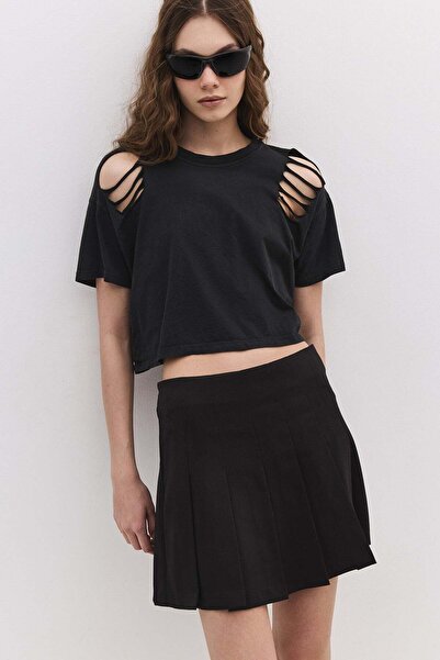 No Matter What Kurzärmeliges Crop-T-Shirt
