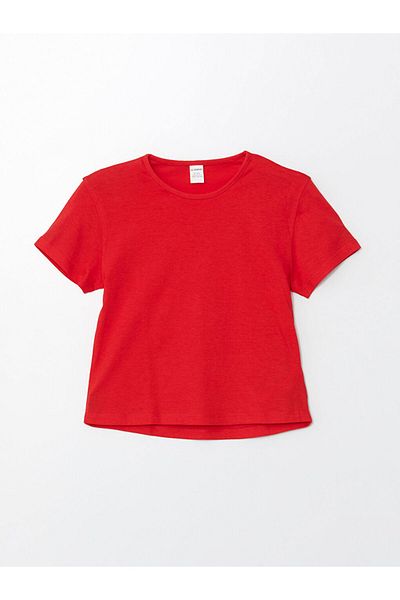 LC Waikiki New Season Crew Neck Basic Girl's T-Shirt - S5G252Z1