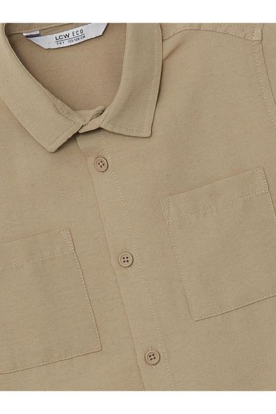 LC Waikiki Linen Blended Boy's Shirt
