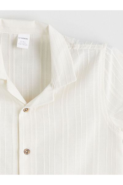 LC Waikiki Resort Collar Basic Boy's Shirt