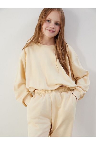 LC Waikiki Lcw Crew Neck Girl's Tracksuit Set