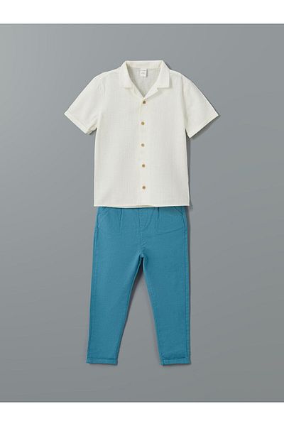 LC Waikiki Resort Collar Boy's Shirt and Pants 2 Pcs