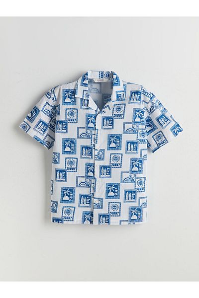 LC Waikiki New Season Patterned Boy's Shirt - S5Go91Z4
