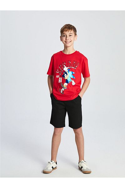 LC Waikiki White Elastic Waist Boy's Shorts
