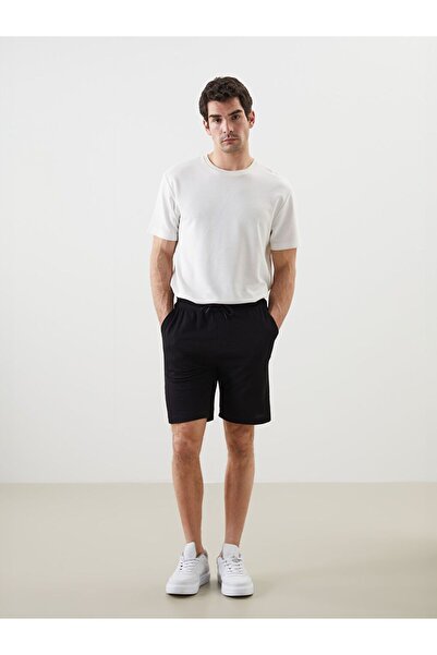 LC Waikiki Lcwaikiki classic black standard fit men's shorts