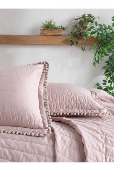 merland benvecocuk Double Bedspread Pedra V3 Powder