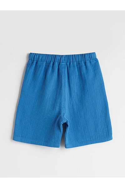 LC Waikiki Basic Muslin Boy's Shorts with Elastic Waist